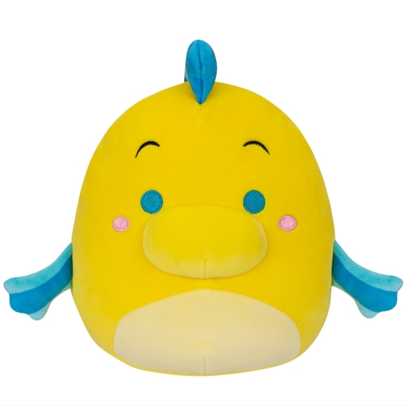 Squishmallow 8" Disney Flounder The Little Mermaid NWT - Picture 1 of 3